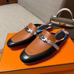 에르메스 2022 여성용 뮬 슬리퍼 WA620 S8