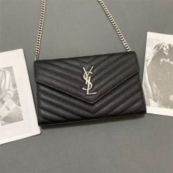 생로랑 모노그램 체인 숄더백 월렛 크로스백 377828 ZP