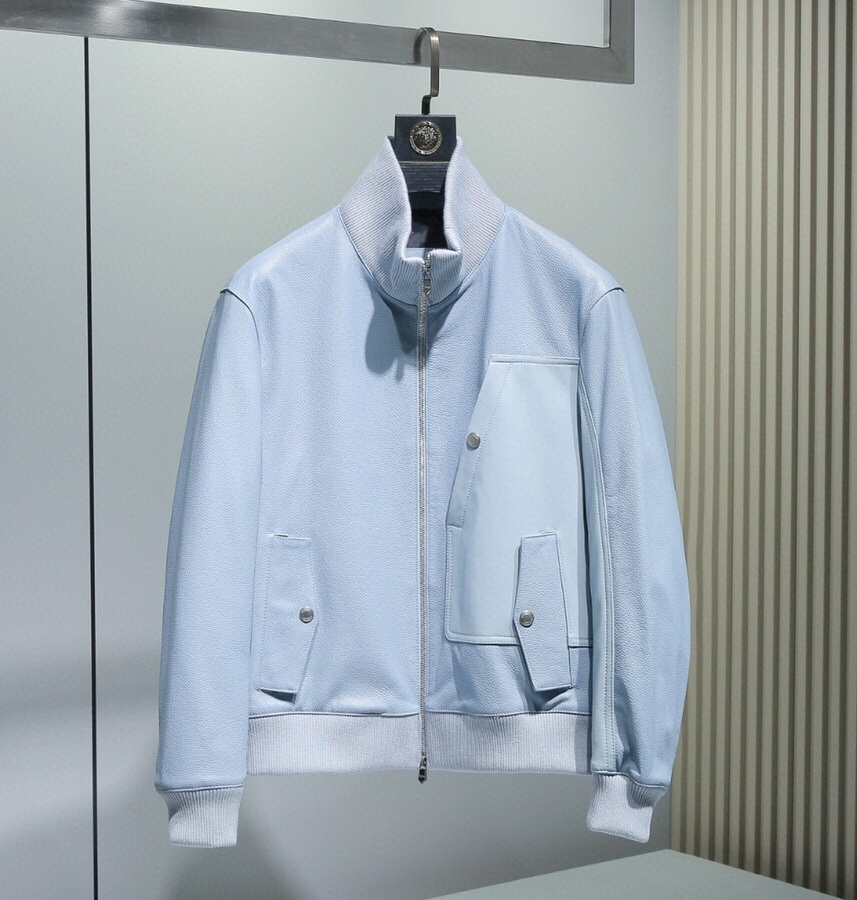 에르메스 2024 남성용 송아지가죽자켓  HM259 YB