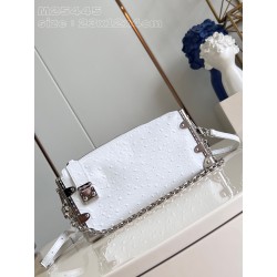 루이비통 슬림 트렁크 크로스백 화이트 M25445 GZ