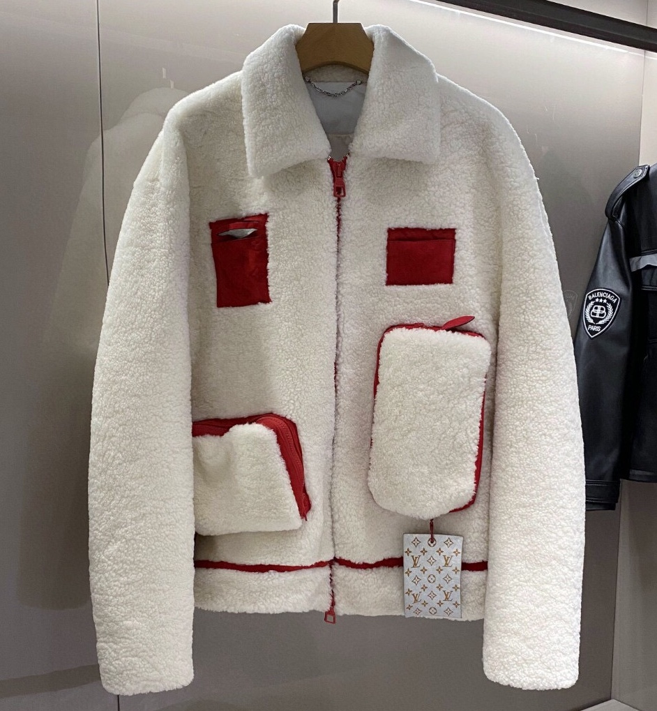 루이비통 2024 남성용 울 모피일체 자켓 LV1300 YJ