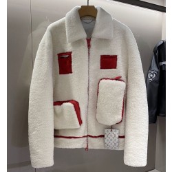 루이비통 2024 남성용 울 모피일체 자켓 LV1300 YJ