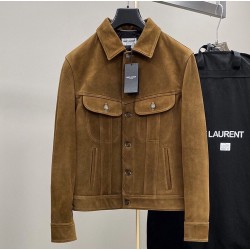 생로랑 2024 남성용 양가죽자켓 YSL056 HD