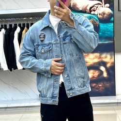 브루넬로 쿠치넬리 2025 남성용 청자켓 BL1147 PD