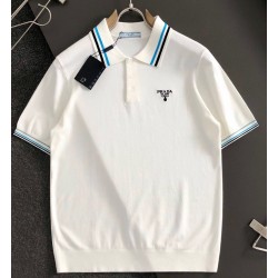 프라다 2025 남성용 폴로반팔티 PD1260 YB