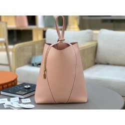 끌로에 그레인드 가죽  Chloé Spin 토트백 핑크 3개 사이즈
