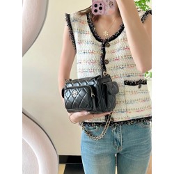 [홍콩명품.CHANEL] 샤넬  스몰 체인 플랩백 블랙 GD