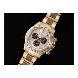 ROLEX 로렉스 롤렉스 데이토나 126505 크로노 로즈골드 로즈골드/블랙 다이얼, 메탈밴드