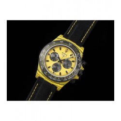 ROLEX]로렉스 롤렉스 데이토나 옐로우 카본 베젤 옐로우 다이얼, 남자명품시계,워치,남자,SA,명품시계