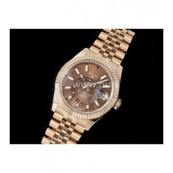ROLEX 로렉스 롤렉스 스카이드웰러 42mm 336938 로즈골드 브라운 다이얼, 남자명품시계,워치,남자,SA,명품시계,메탈밴드