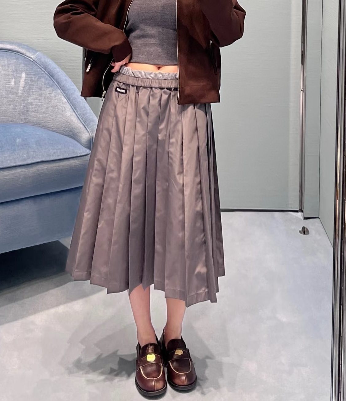 [홍콩명품.MIU MIU ] 미우미우 2025 여성용  스커트 WA5580 JS-A  홍콩명품의류,구매대행,온라인명품