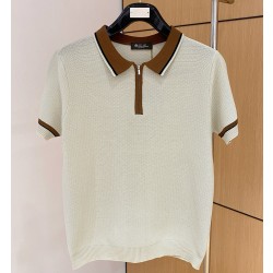 [홍콩명품.Loro Piana]  로로피아나 2025 니트반팔 , LP347 YB, 홍콩명품의류,구매대행,온라인명품