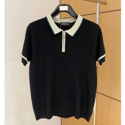 [홍콩명품.Loro Piana]  로로피아나 2025 니트반팔 , LP348 YB, 홍콩명품의류,구매대행,온라인명품
