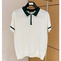 [홍콩명품.Loro Piana]  로로피아나 2025 니트반팔 , LP349 YB, 홍콩명품의류,구매대행,온라인명품