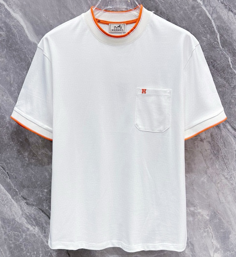 [홍콩명품.HERMES] 에르메스 2025 남성용 반팔 HM410 YB 홍콩명품의류,구매대행,온라인명품