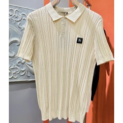 [홍콩명품.BURBERRY] 버버리 2025 남성용 니트반팔티 BU1257 PD 홍콩명품의류,구매대행,온라인명품