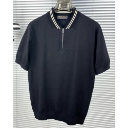 [홍콩명품.Loro Piana] 로로피아나 2025 울+잠사 니트반팔 LP402 PD 홍콩명품의류,구매대행,온라인명품