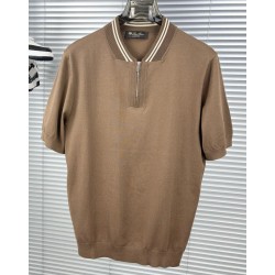 [홍콩명품.Loro Piana] 로로피아나 2025 울+잠사 니트반팔 LP403 PD 홍콩명품의류,구매대행,온라인명품