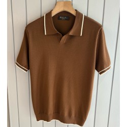 [홍콩명품.Loro Piana] 로로피아나 2025 울+잠사 니트반팔 LP419 PD 홍콩명품의류,구매대행,온라인명품