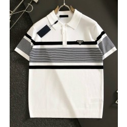 [홍콩명품.PRADA] 프라다 2025 남성용 니트반팔 PD1348 YB 2컬러 홍콩명품의류,구매대행,온라인명품