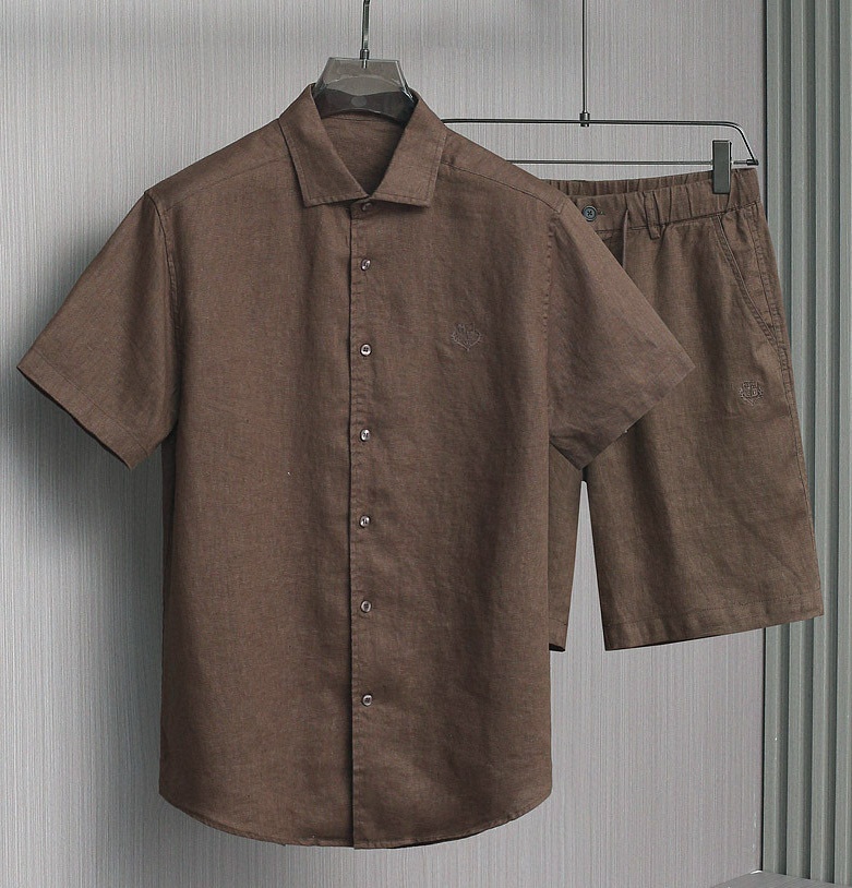[홍콩명품.Loro Piana] 로로피아나 2025 린넨 반팔셔츠세트 LP442 PD 홍콩명품의류,구매대행,온라인명품