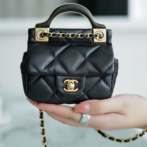 샤넬 퀼팅 탑핸들 미니 플랩백 CN001  JD