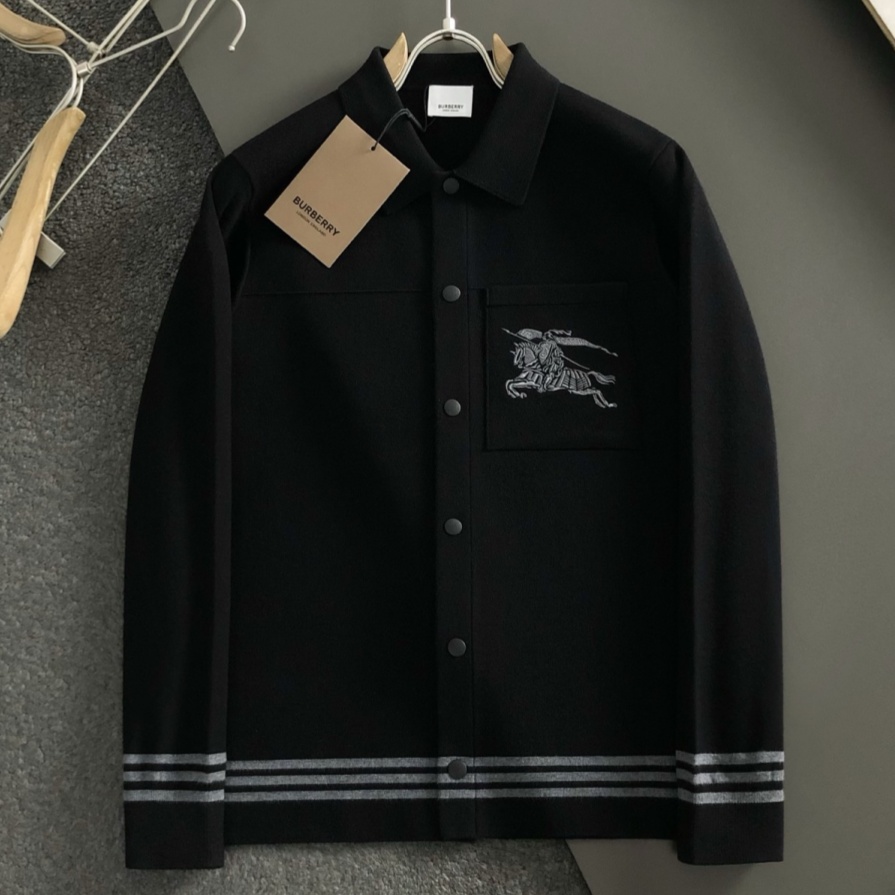 홍콩명품.BURBERRY] 버버리 2025 남성용 울혼방 자켓 가디건 BU1321 YB 홍콩명품의류,구매대행,온라인명품