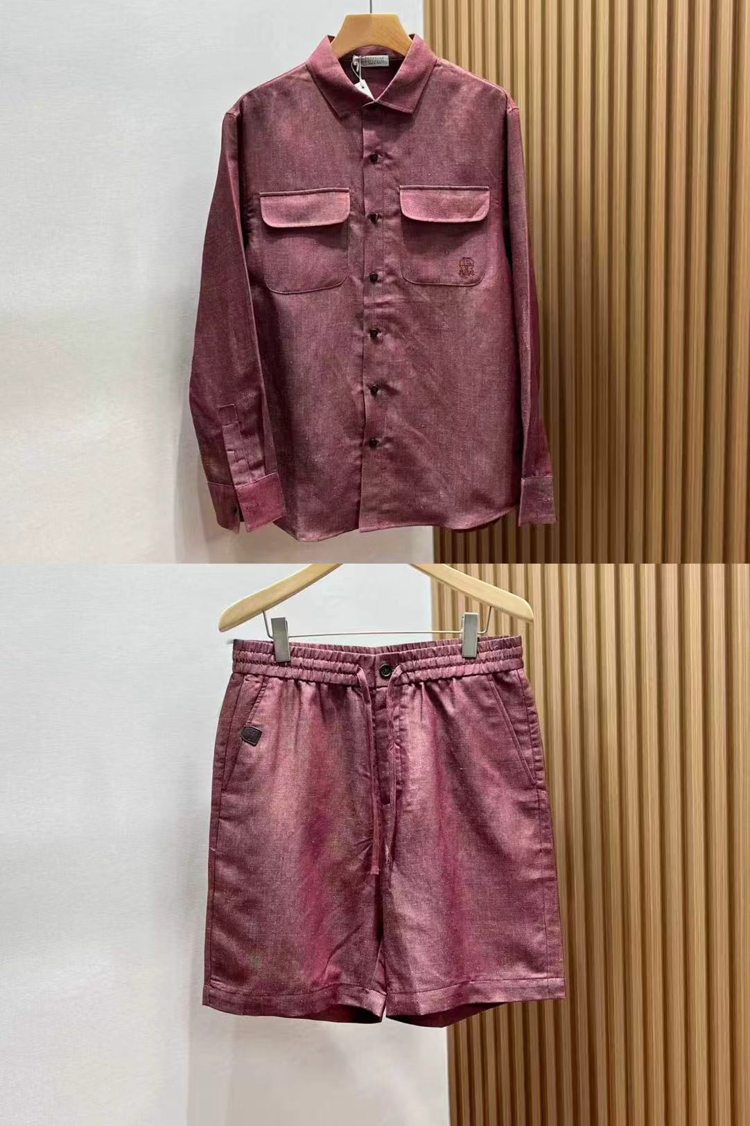 [홍콩명품.BRUNELLO CUCINELLI]브루넬로 쿠치넬리 2026 남성용 린넨셔츠세트  BL1571 HD 홍콩명품의류,구매대행,온라인명품