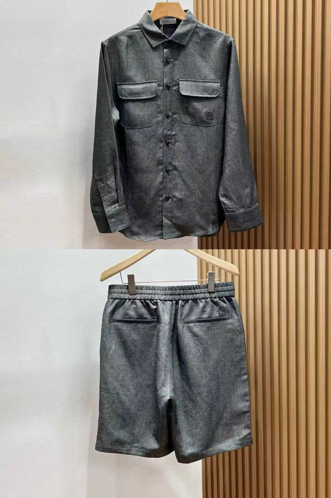 [홍콩명품.BRUNELLO CUCINELLI]브루넬로 쿠치넬리 2026 남성용 린넨셔츠세트  BL1573 HD 홍콩명품의류,구매대행,온라인명품