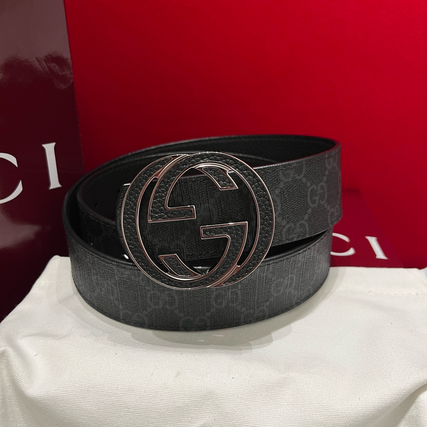 [홍콩명품.GUCCI]구찌 2026 남성용 가죽벨트 4.0 CM GC021